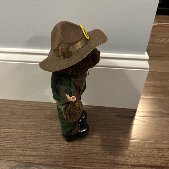 US Army Bear Forces Of America 11 Inch Bear. Button missing - Picture 3 of 6